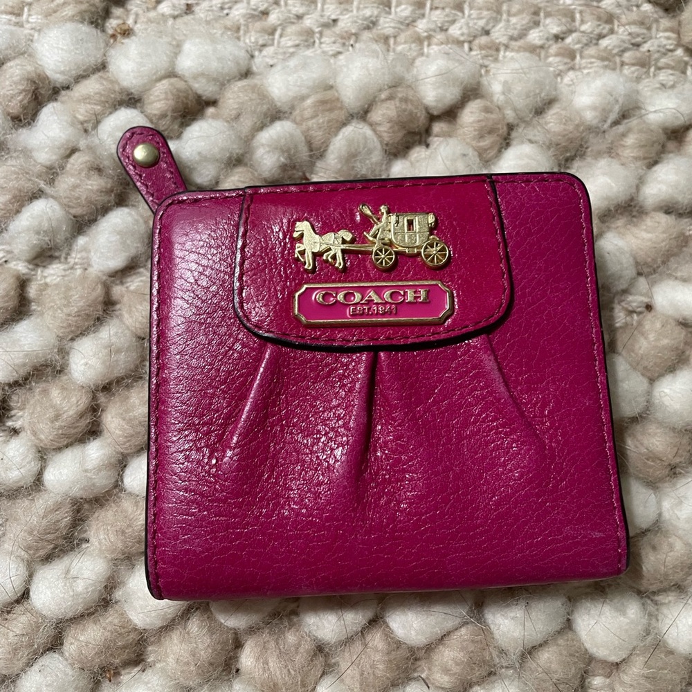 Pink COACH wallet!